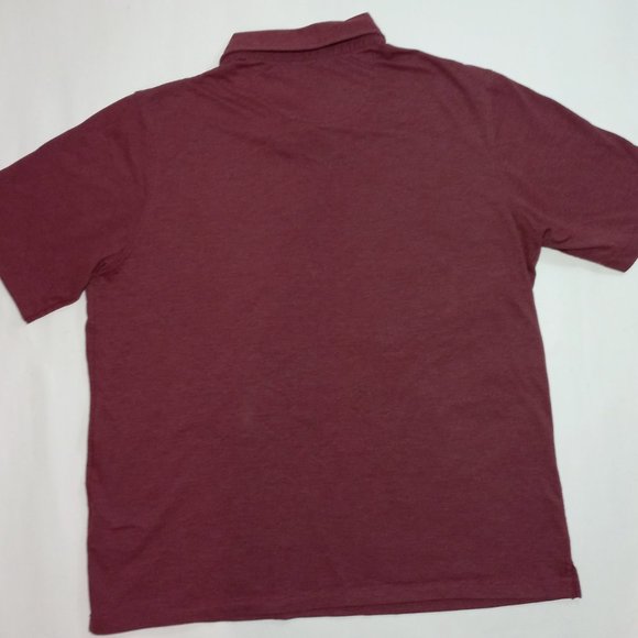 Gerry Polo Shirt Maroon Short Sleeve Mens Size L - Picture 5 of 9